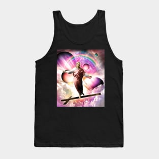 Jesus In Space Tank Top